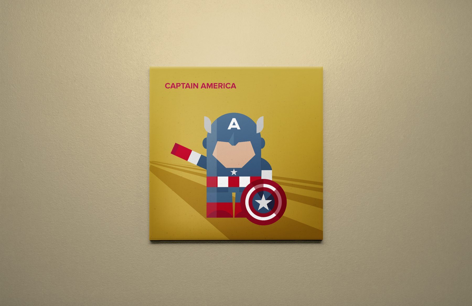 superhero Captain America illustration