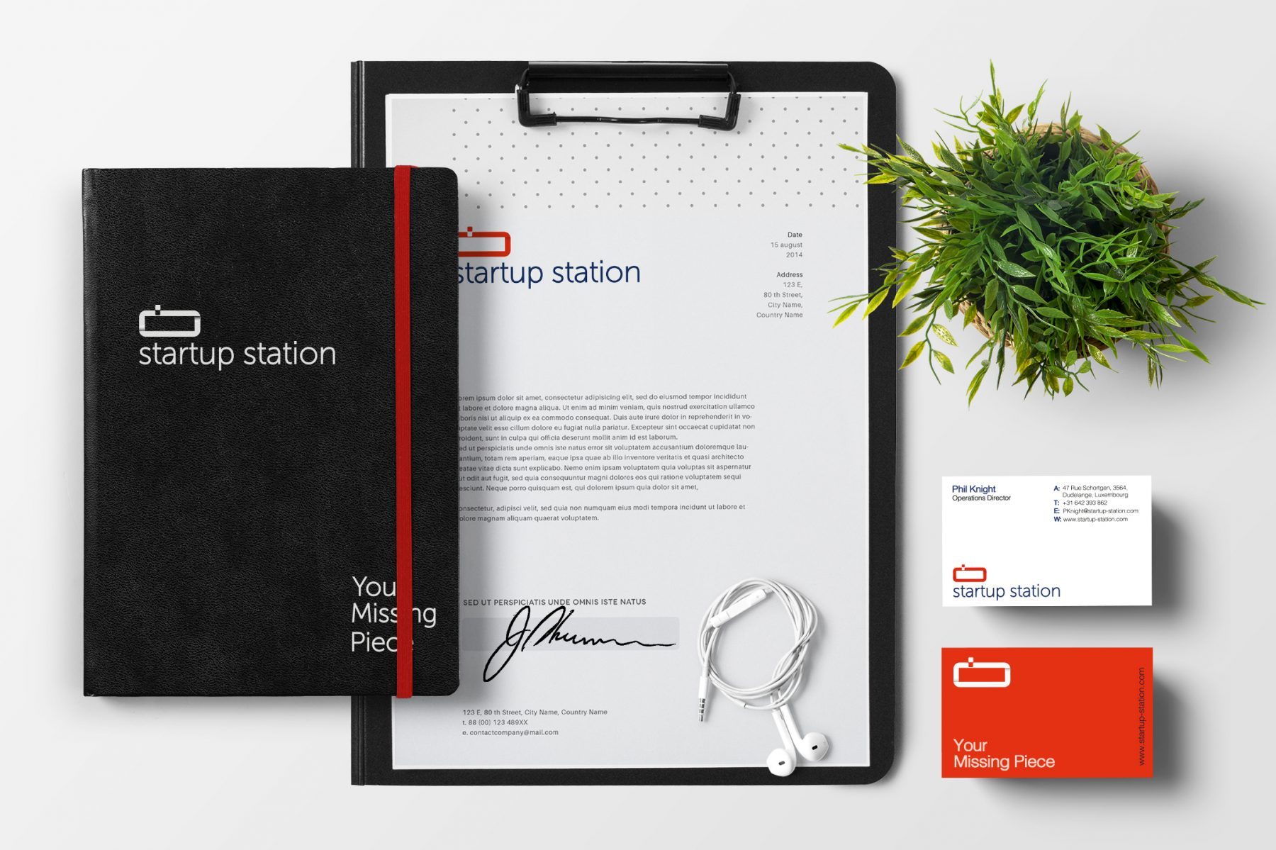 startup station stationary design