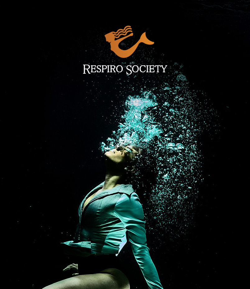 Respiro Underwater Research Society logo design brohouse