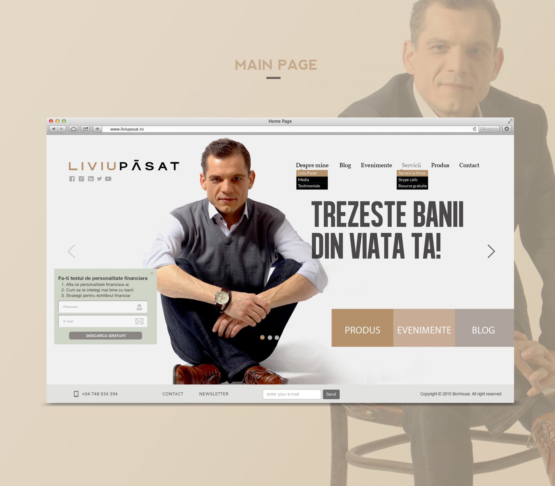 Liviu Pasat personal Website