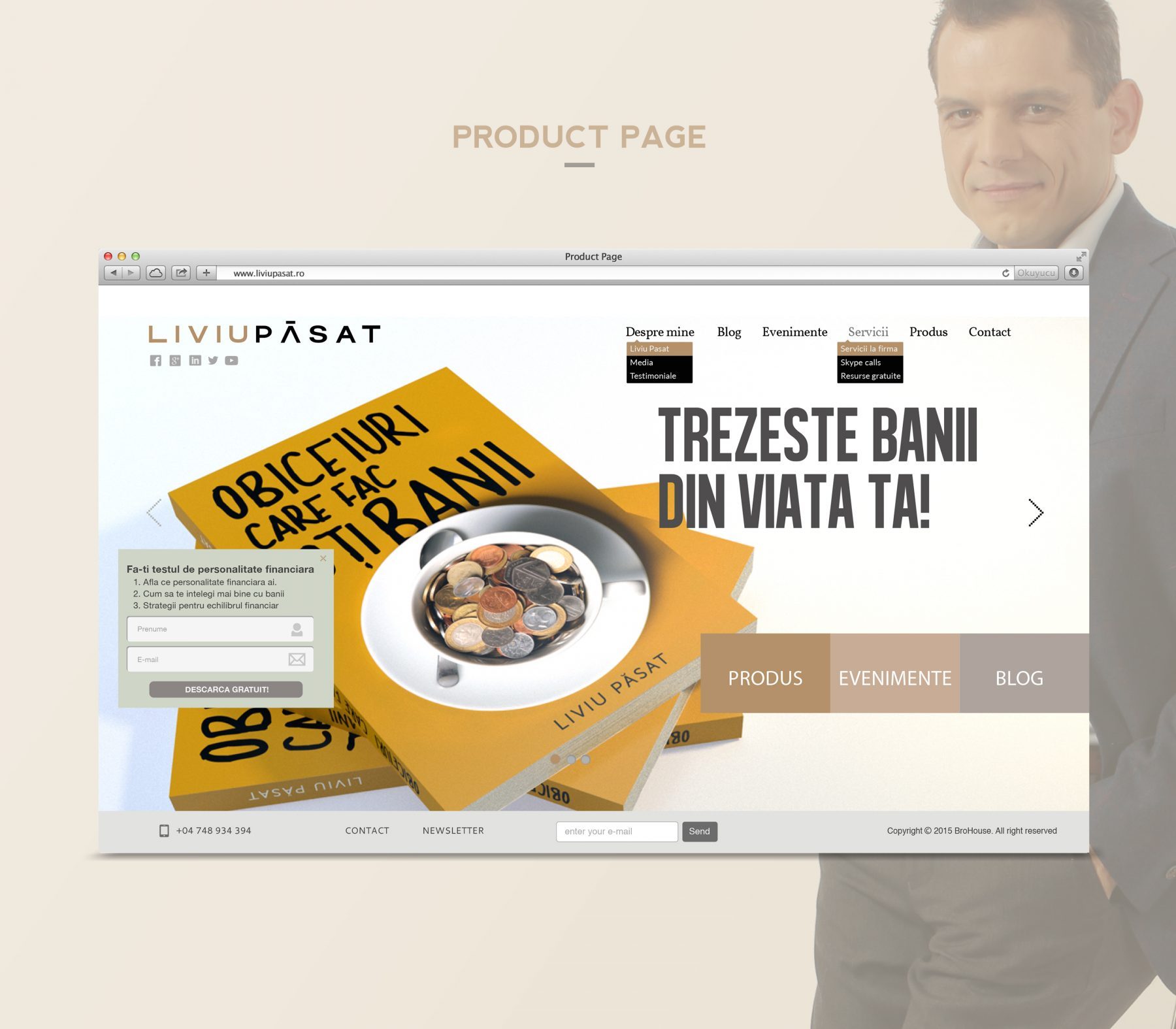 Liviu Pasat personal Website