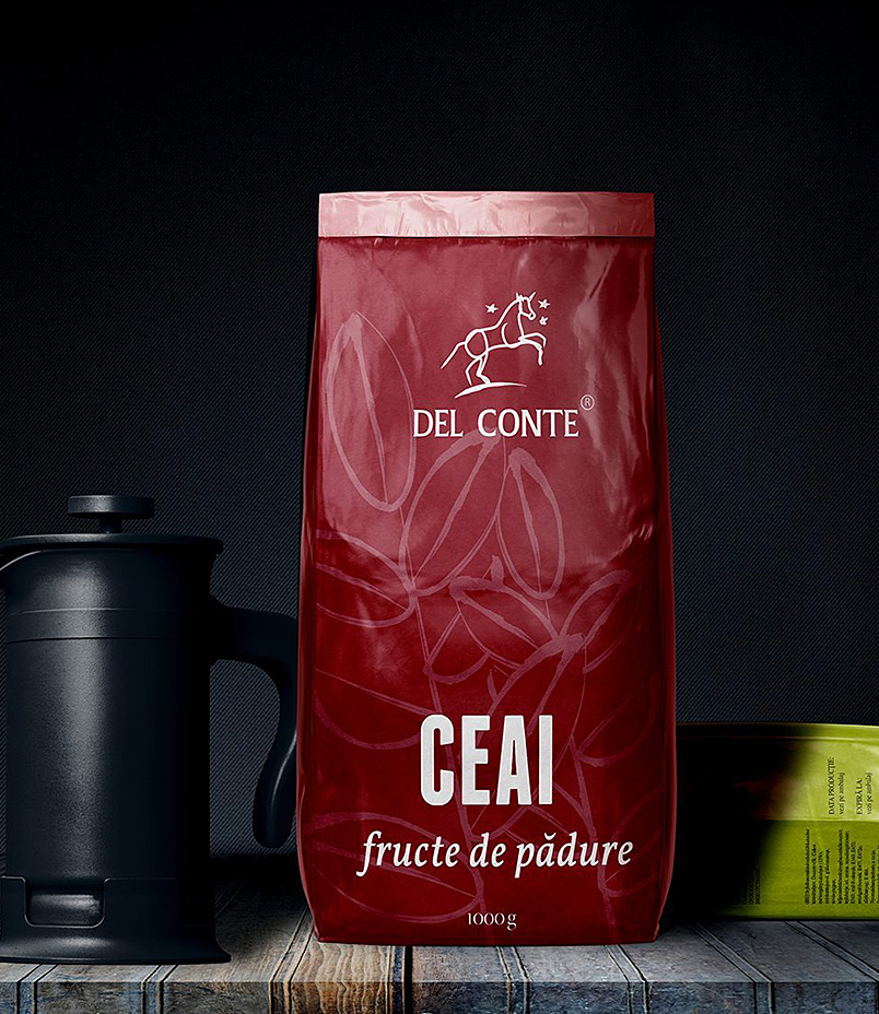 del conte packaging coffee design by brohouse