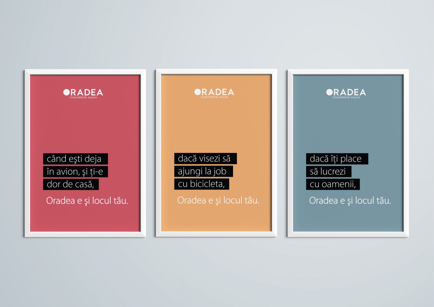 Oradea City | Brand Messages Posters