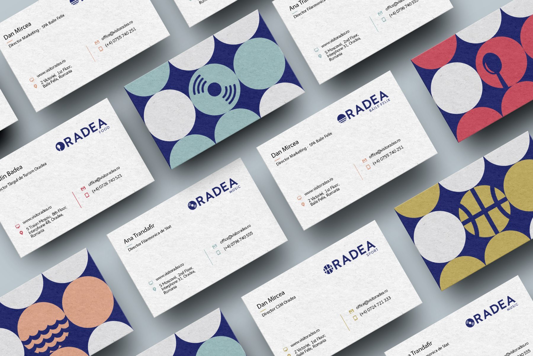 Oradea City Business Cards Design