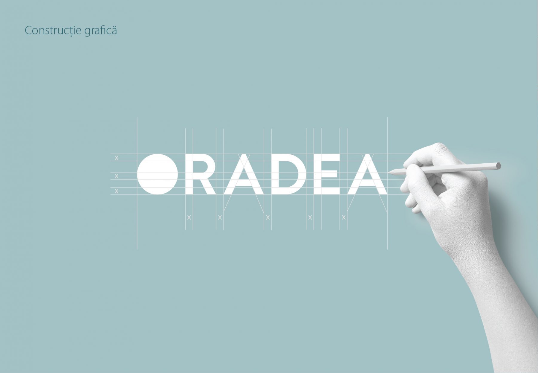 Oradea constructie grafica logo de oras