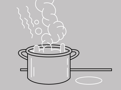 boiling water illustration