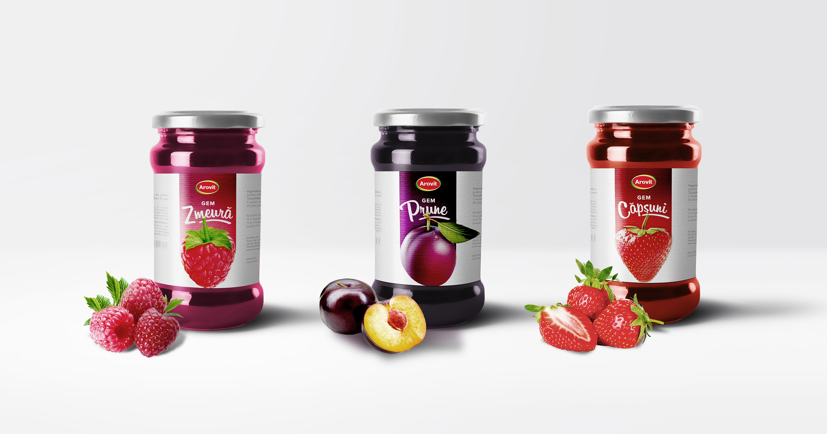 Arovit packaging design Cluj