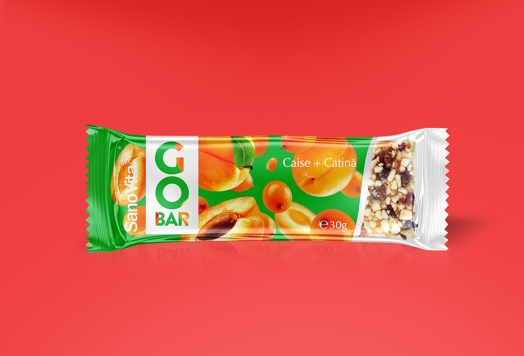 Go Bar seed bar packaging design apricot buckthorn