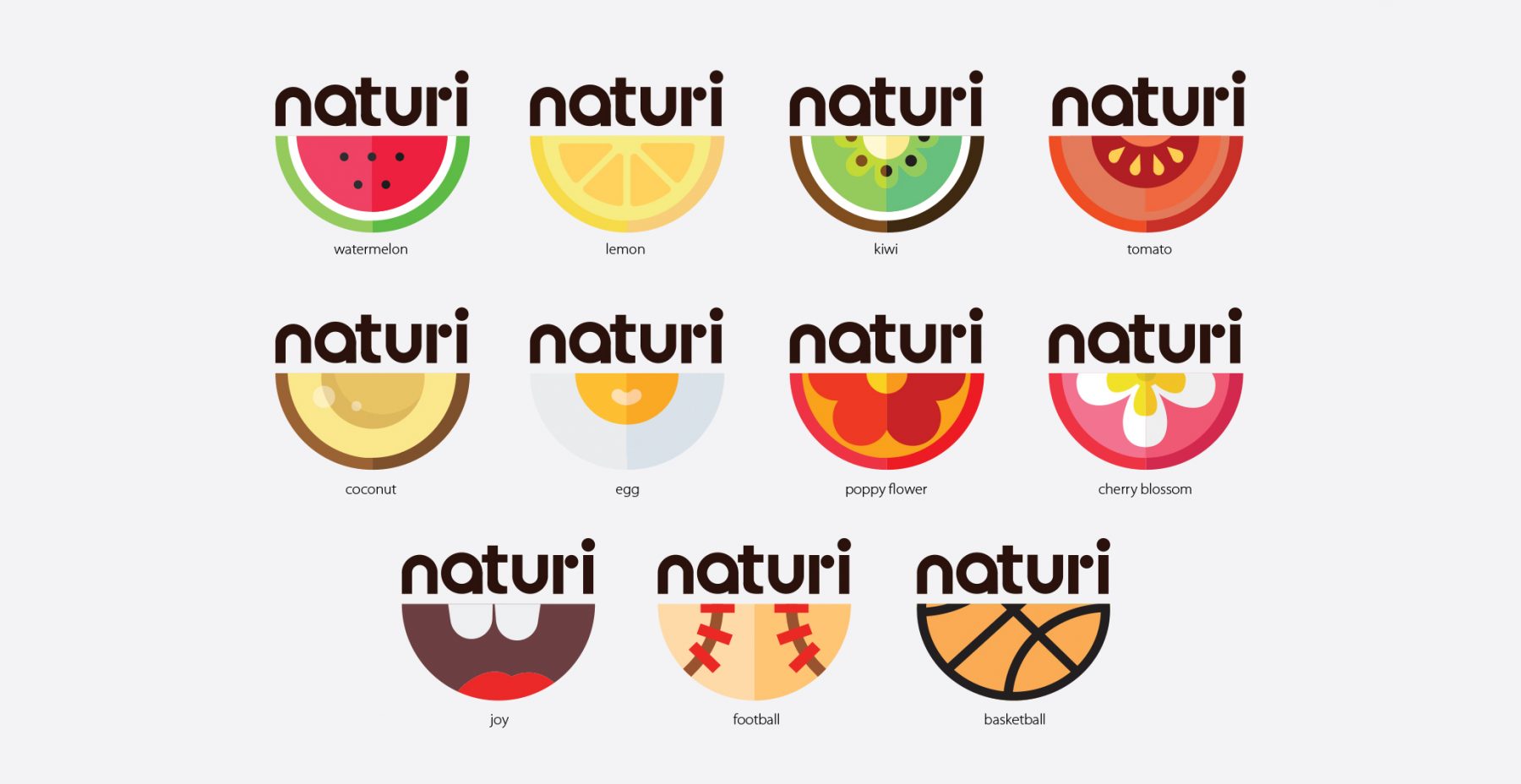 Naturi Logo Dynamic and Fluid