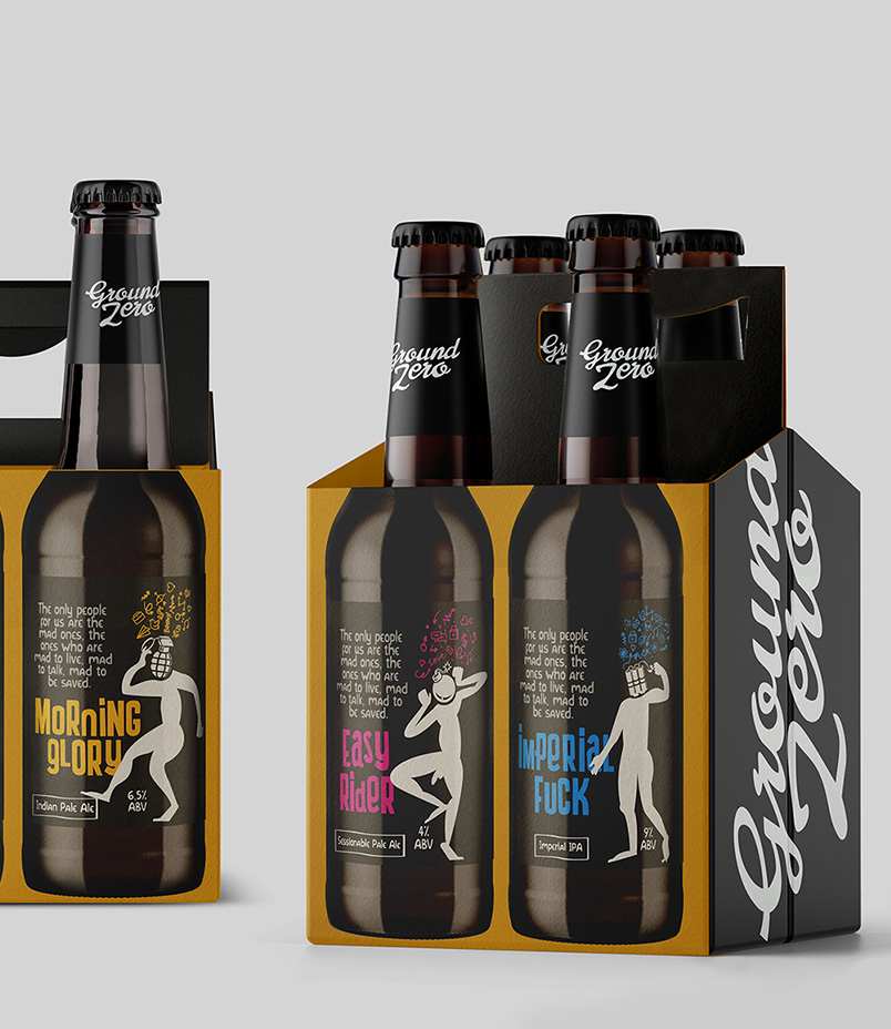 ground zero packaging design pack romania brohouse