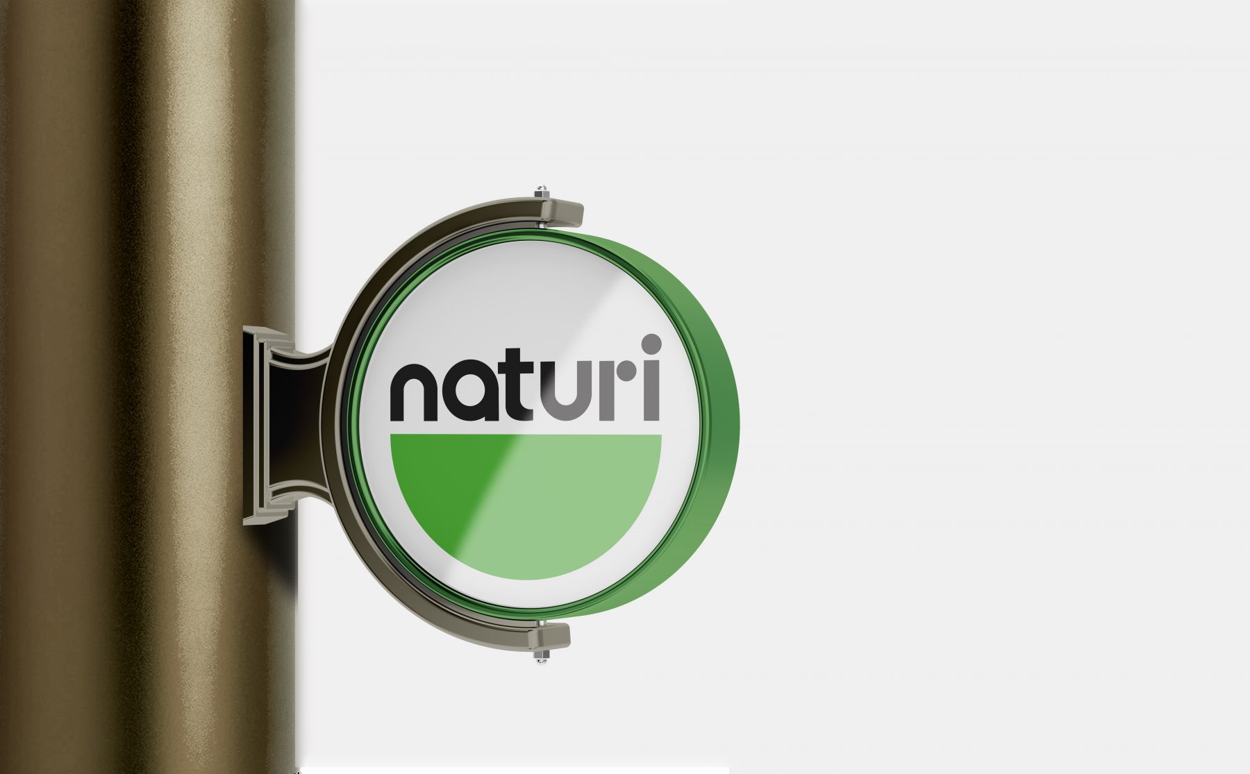 Naturi Logo Signboard Design