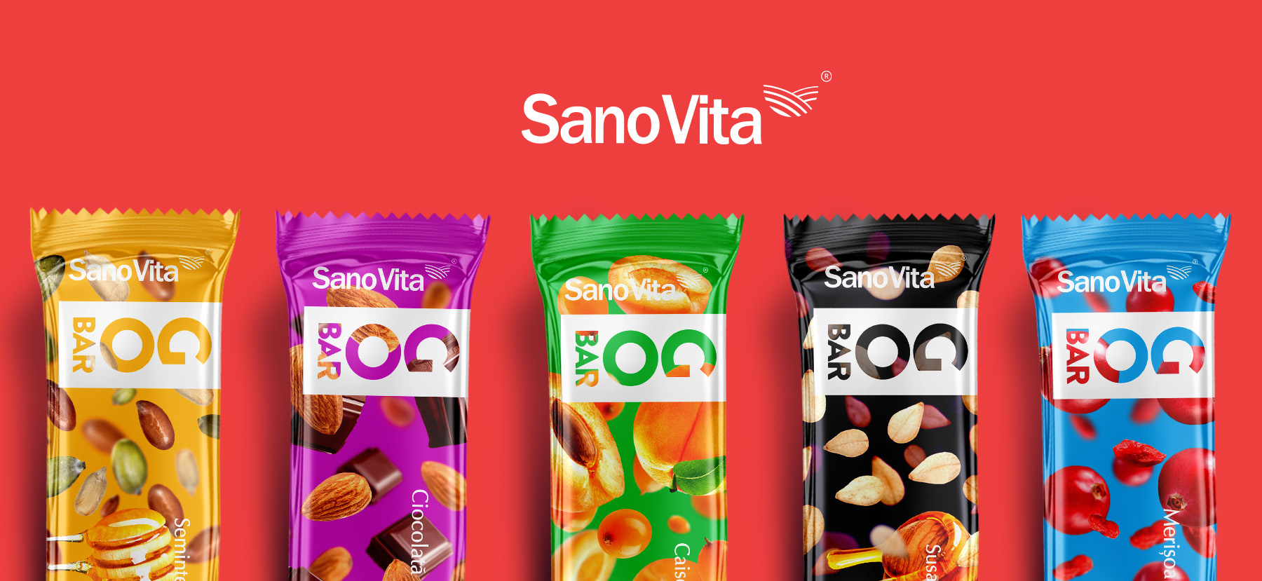 Sanovita GoBar Packaging design