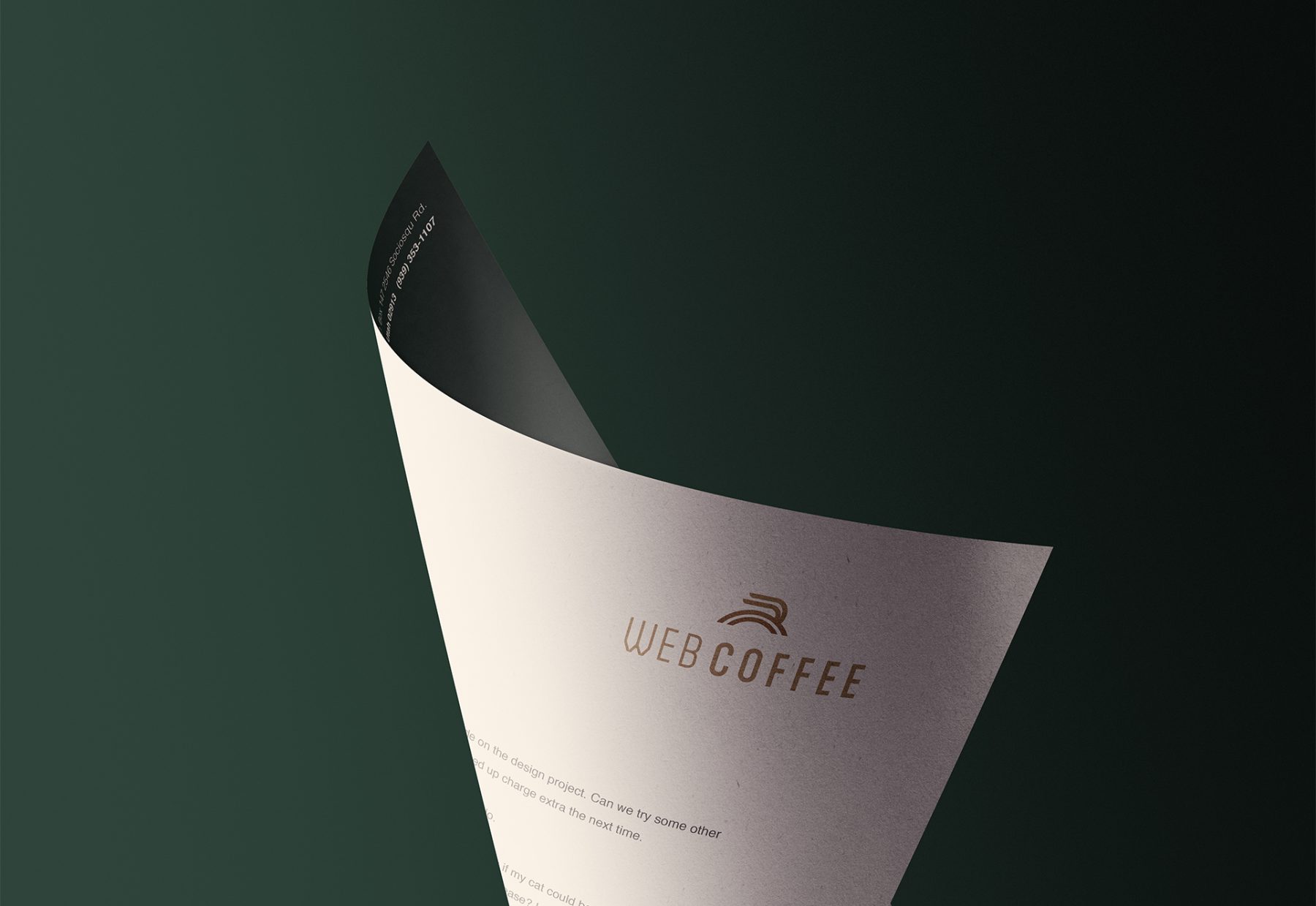 web coffee document si antet logo