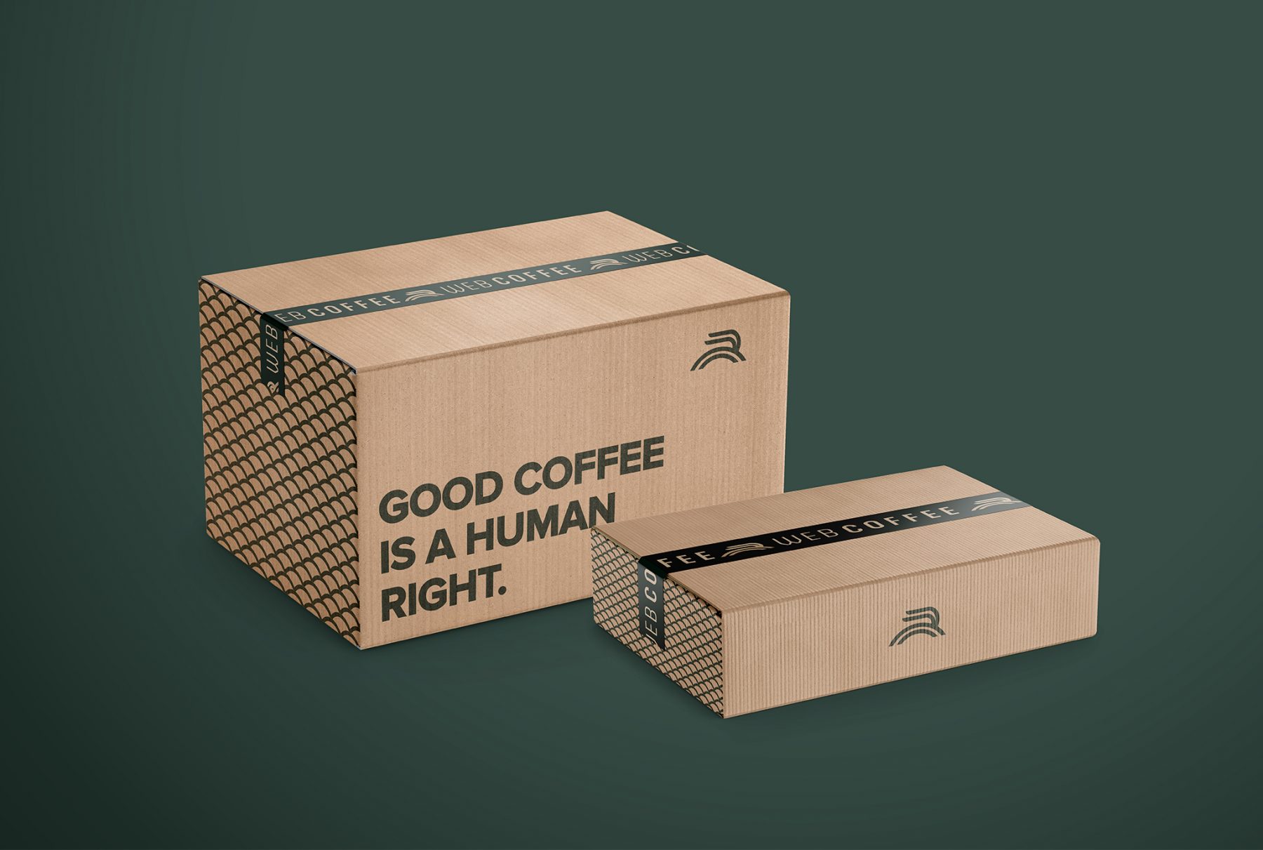 Web Coffee courier logistics