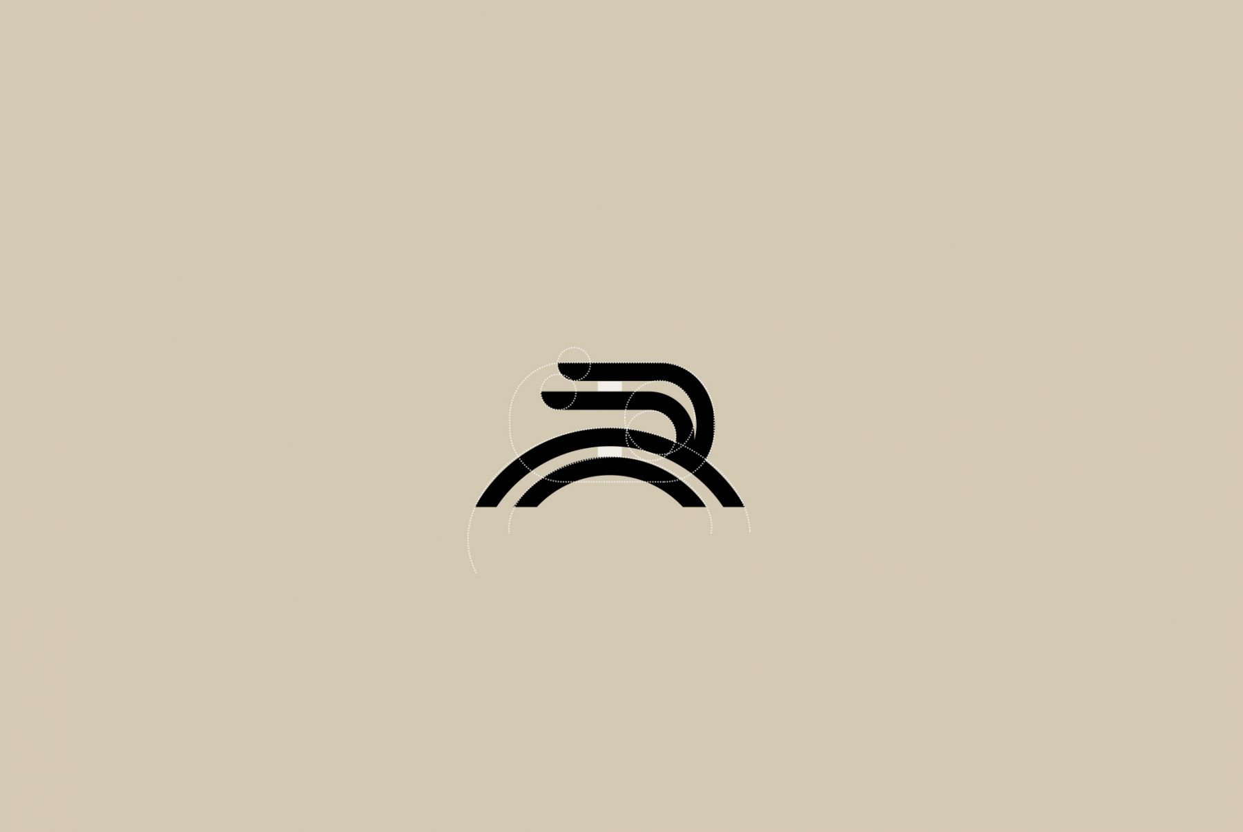 Web Coffee Monogram design