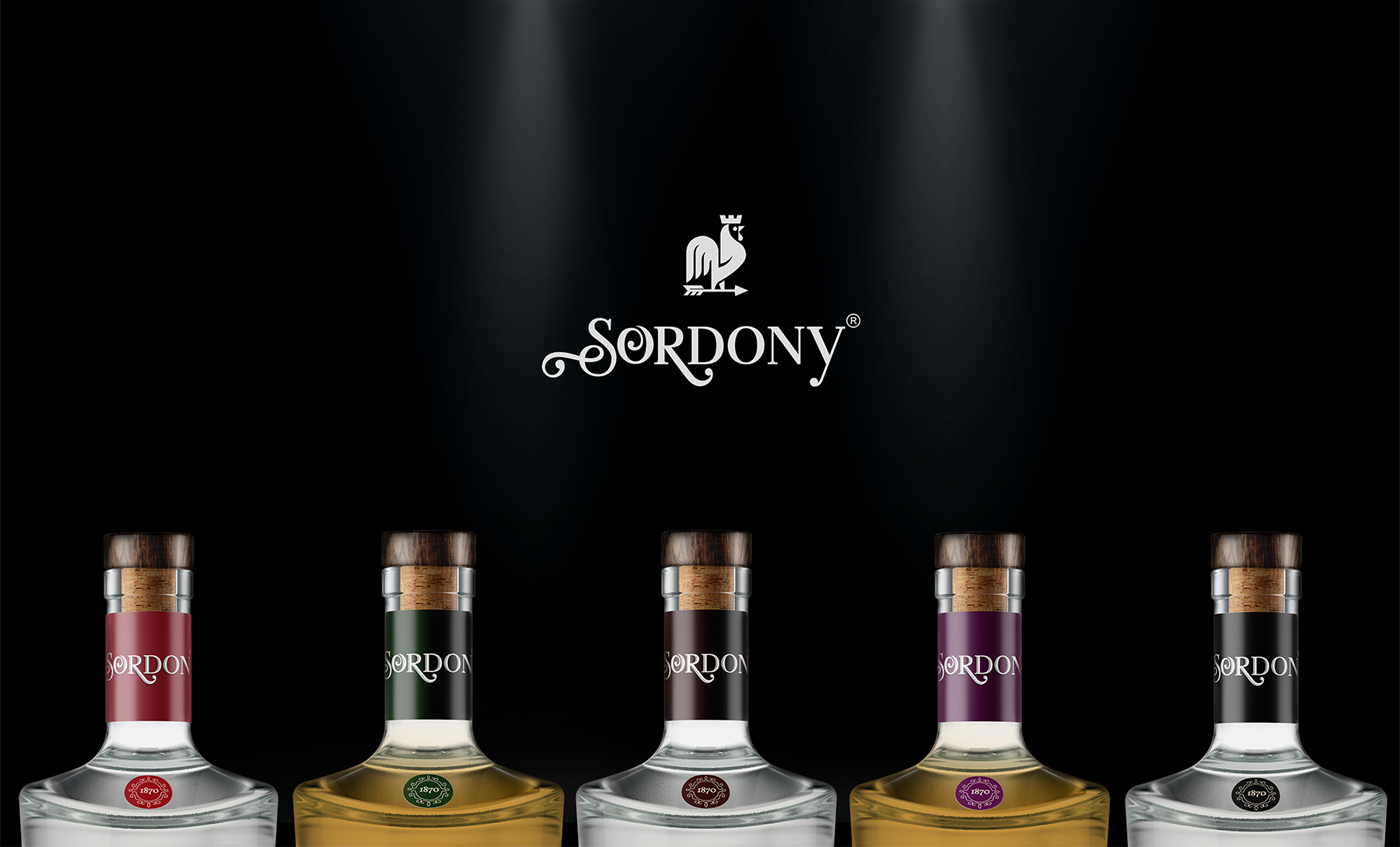 Sordony label design portfolio