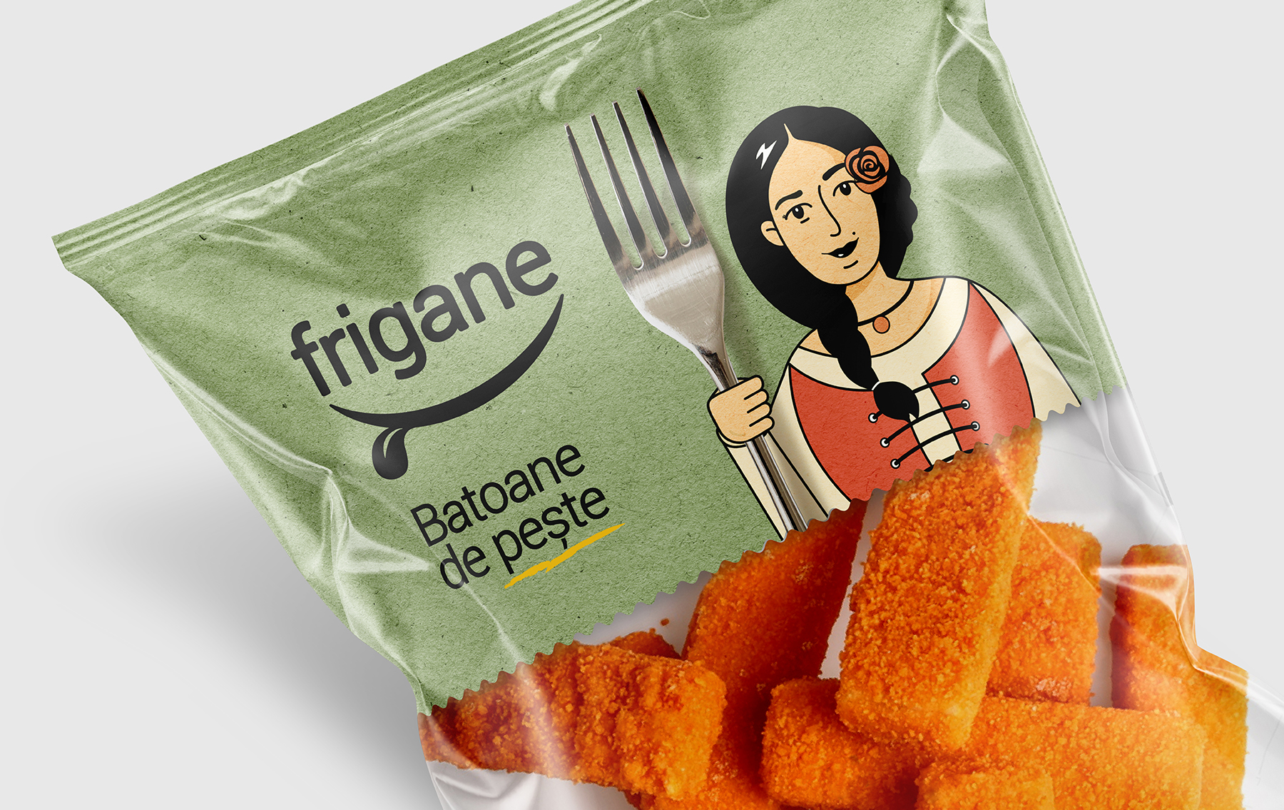 Frigane frozen fish sticks