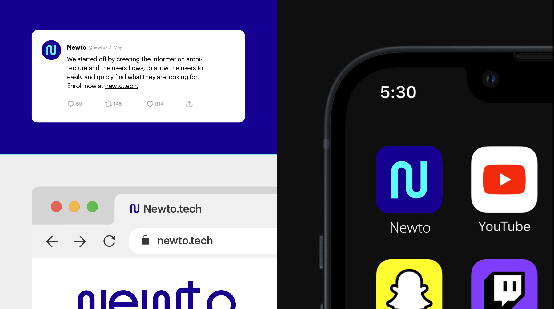 Newto logo app icon