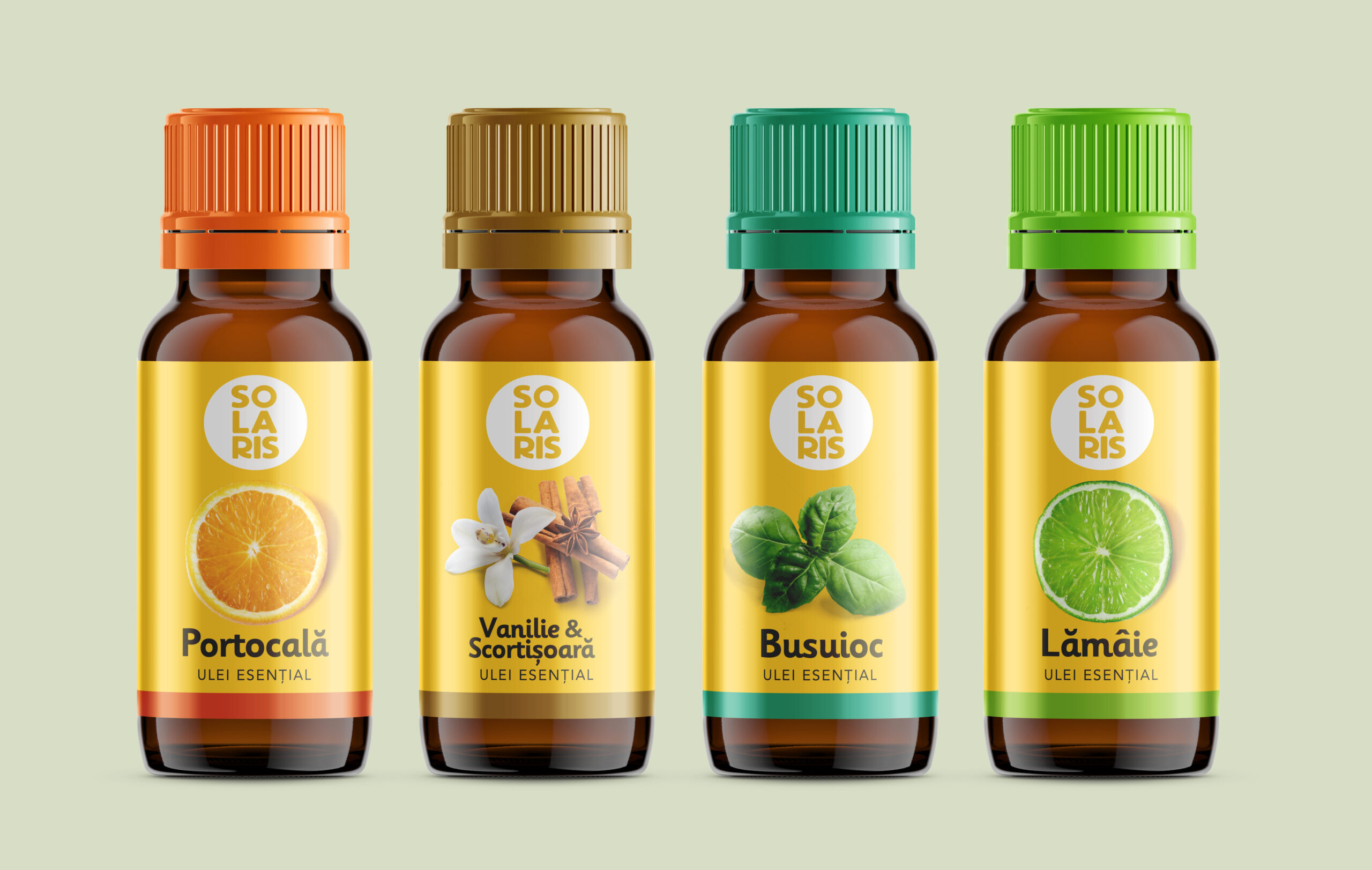 Solaris packaging design essential oils