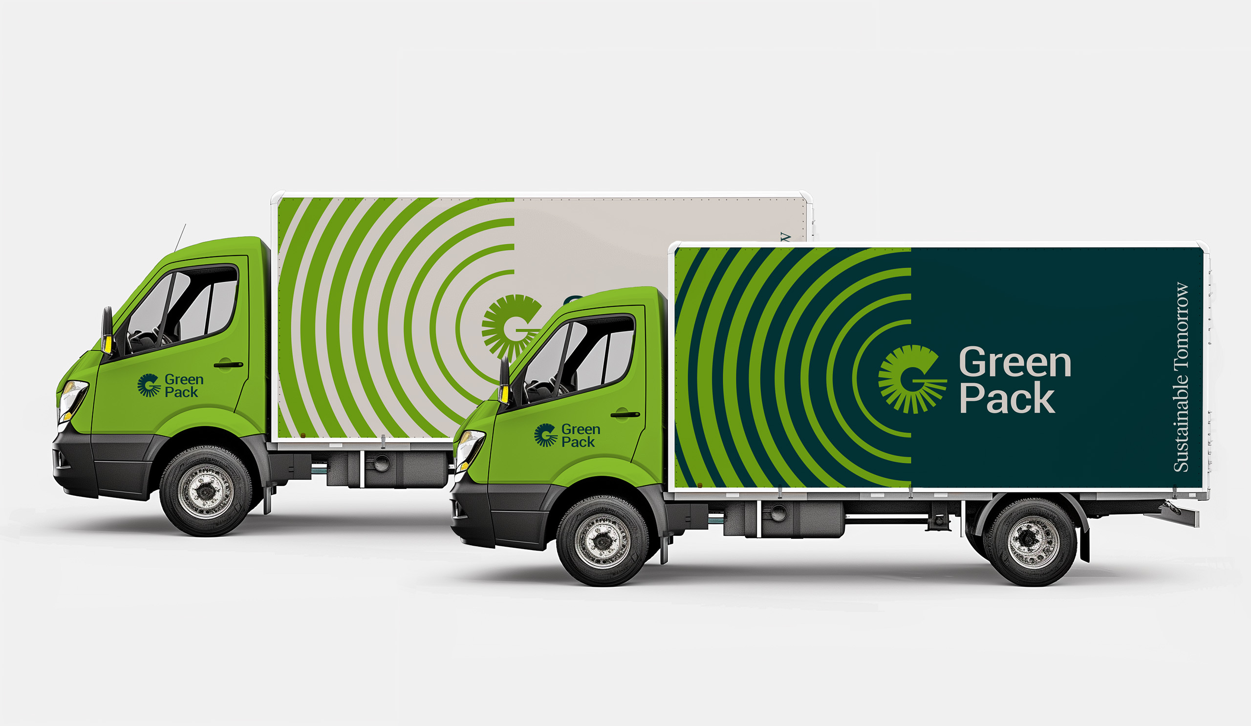 Green Pack Waste Truck Branding