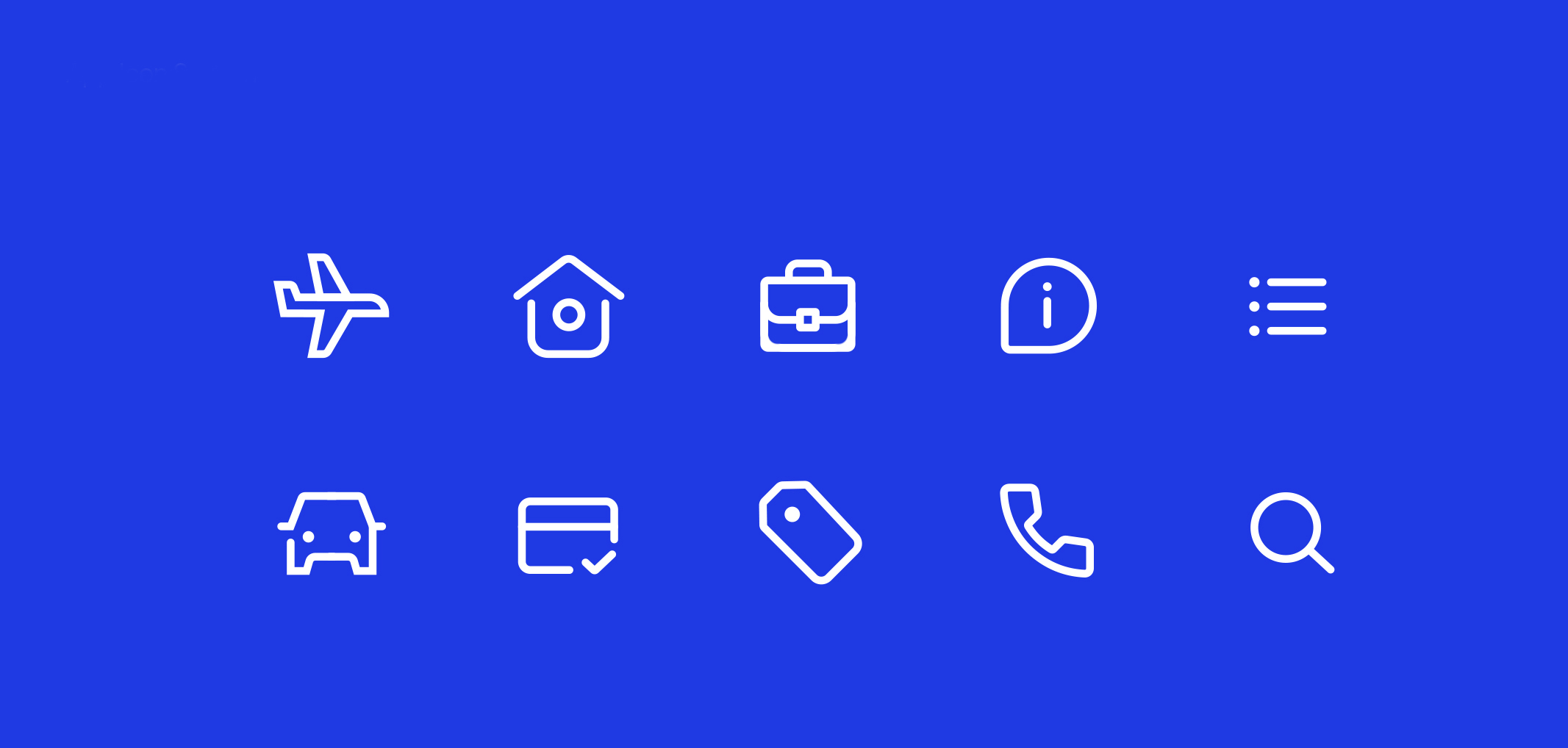 Blue family icons app