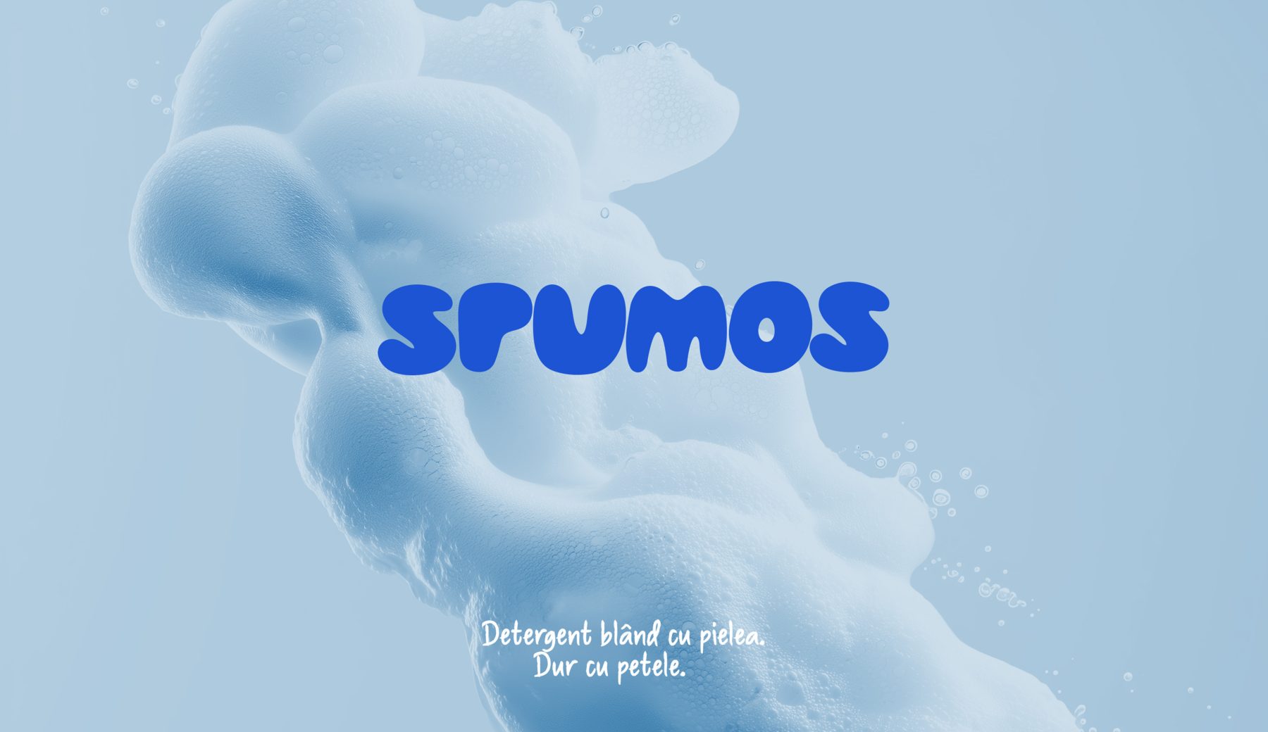 Logo design pentru brandul Spumos