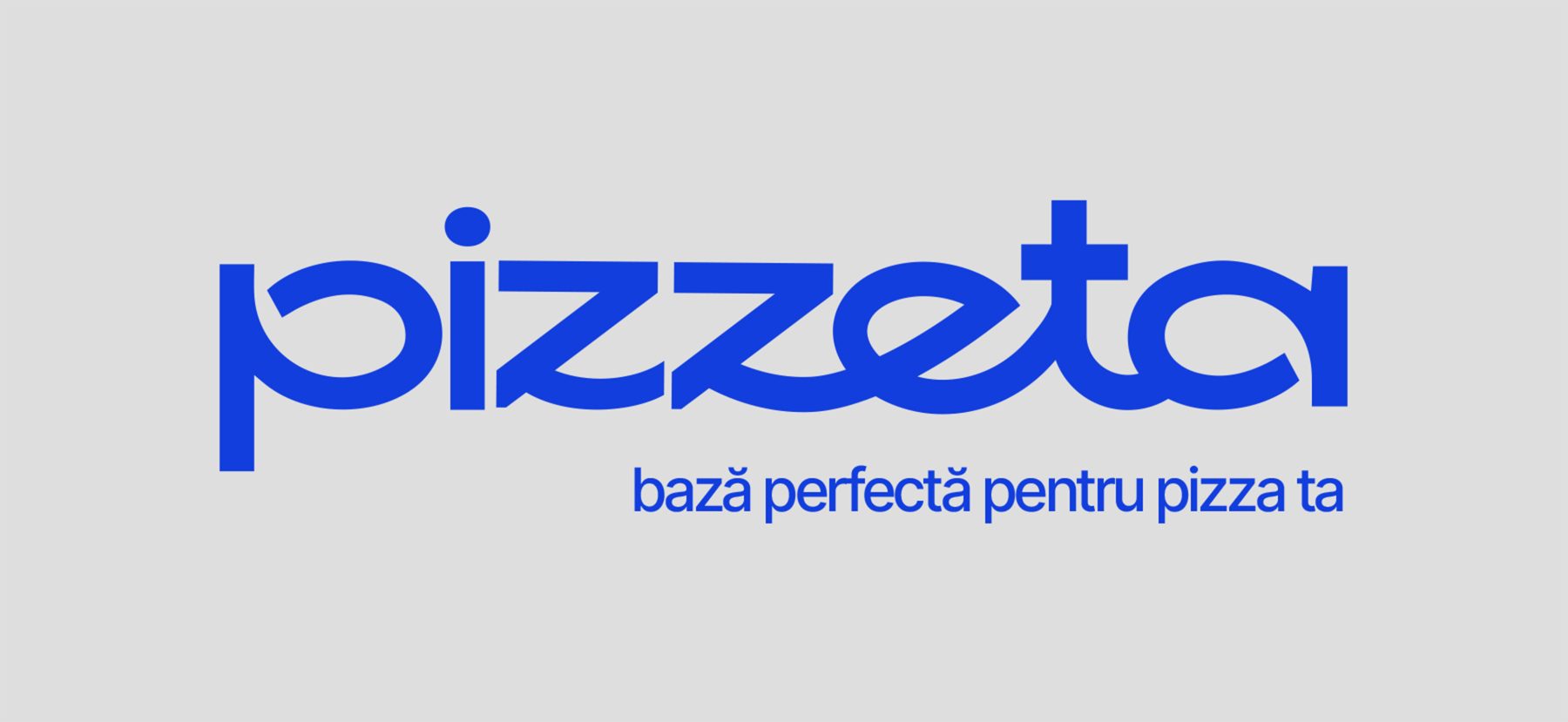 Logo-ul Pizzeta – wordmark minimalist inspirat din eleganța italiană